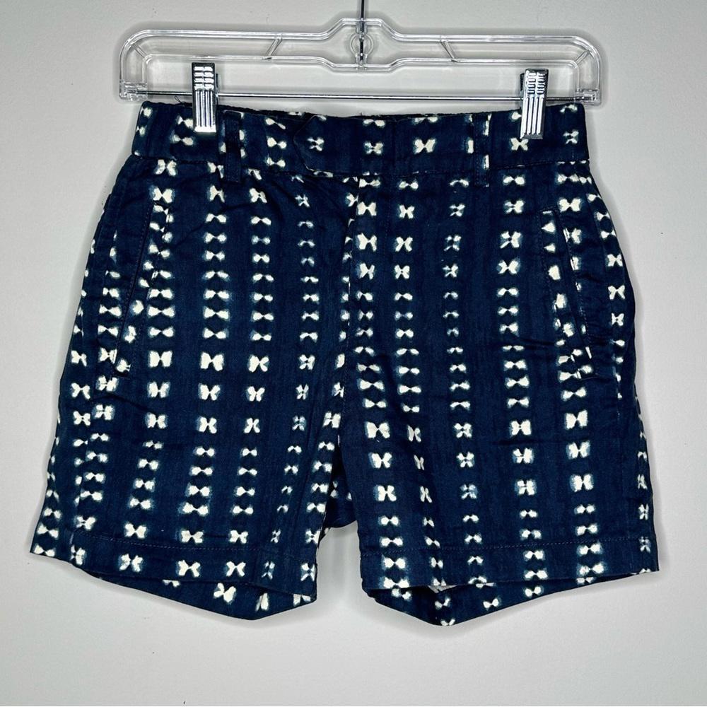 J. Crew shorts 00 blue with bleach tie die